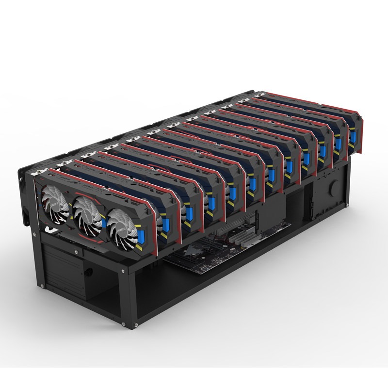 12 GPU Mining Rig Frame Open A - 12 Gpu Open Air Frame Case recensie en prijs